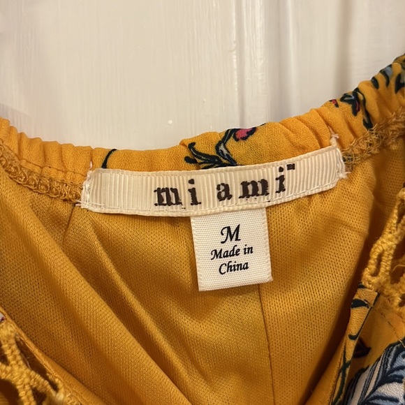 Francesca’s Bailee Ladder Crochet Floral Mix Knit Dress - Picture 8 of 10